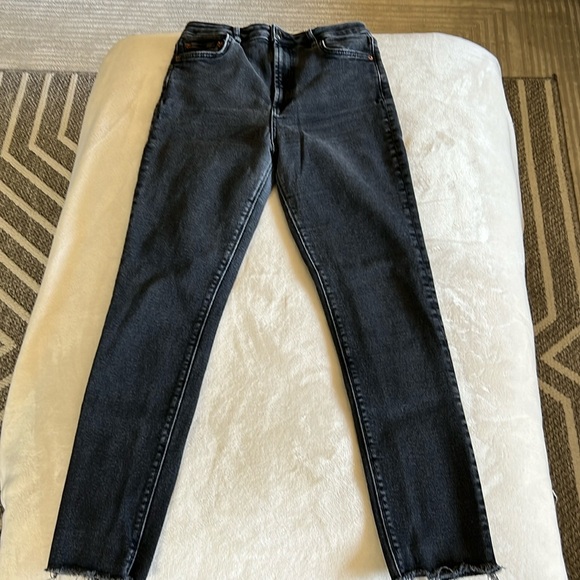 Women’s jeans. Size 6. Zara, charcoal black. - Picture 1 of 6